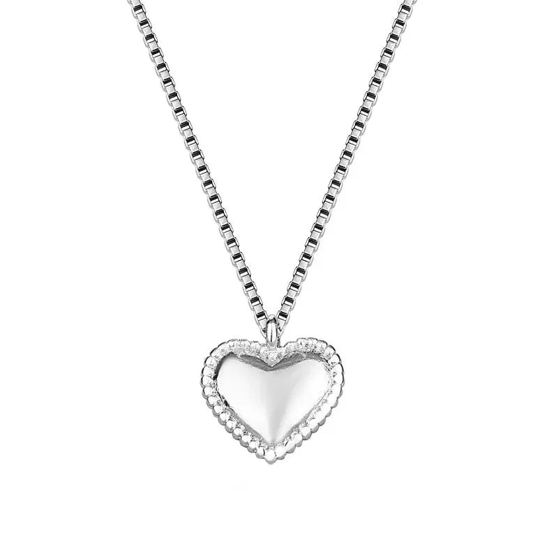 vintage silver heart pendant