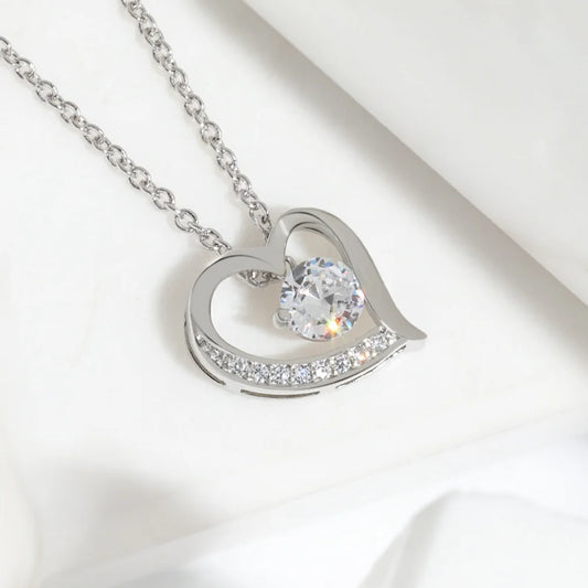 Herzkette Gold Mit Steinchen