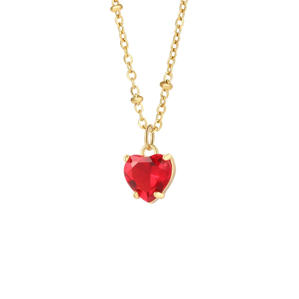red-heart-charm-necklace