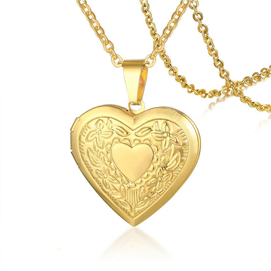 Herzanhänger Mit Bild Gold