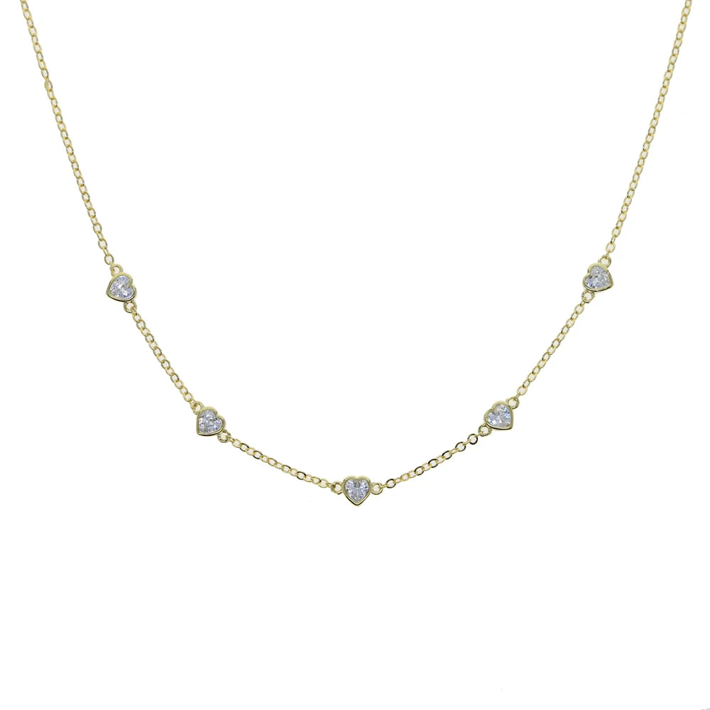 Herz Anhänger Gold Mit Diamanten