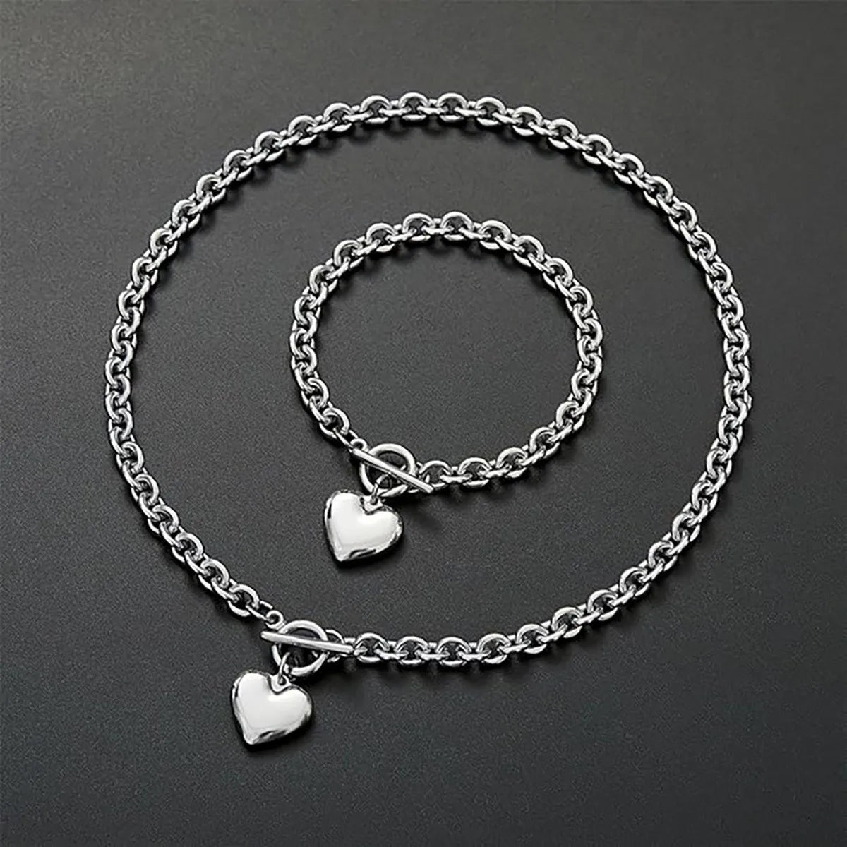 armband silber herz anhänger