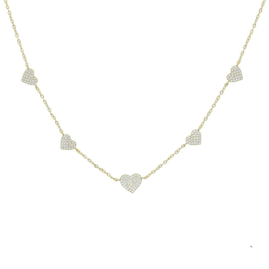 Kette Herz Gold Diamant