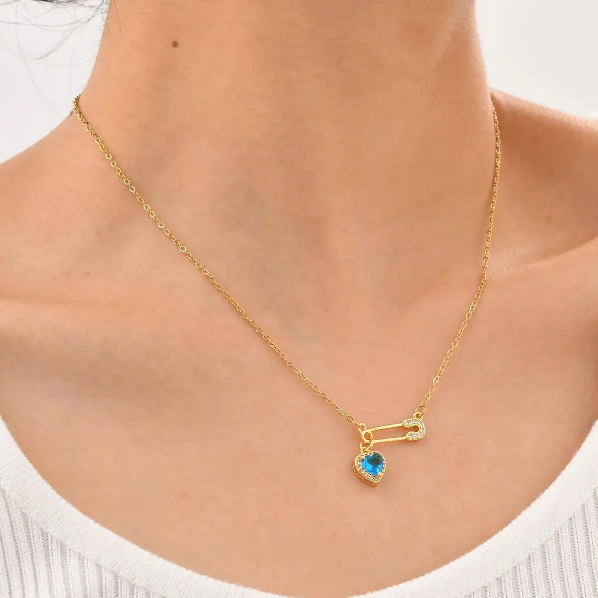 Herz Anhänger Gold Mit Stein