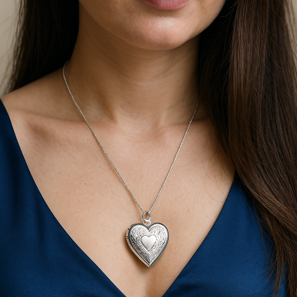 open-heart-pendant-silver