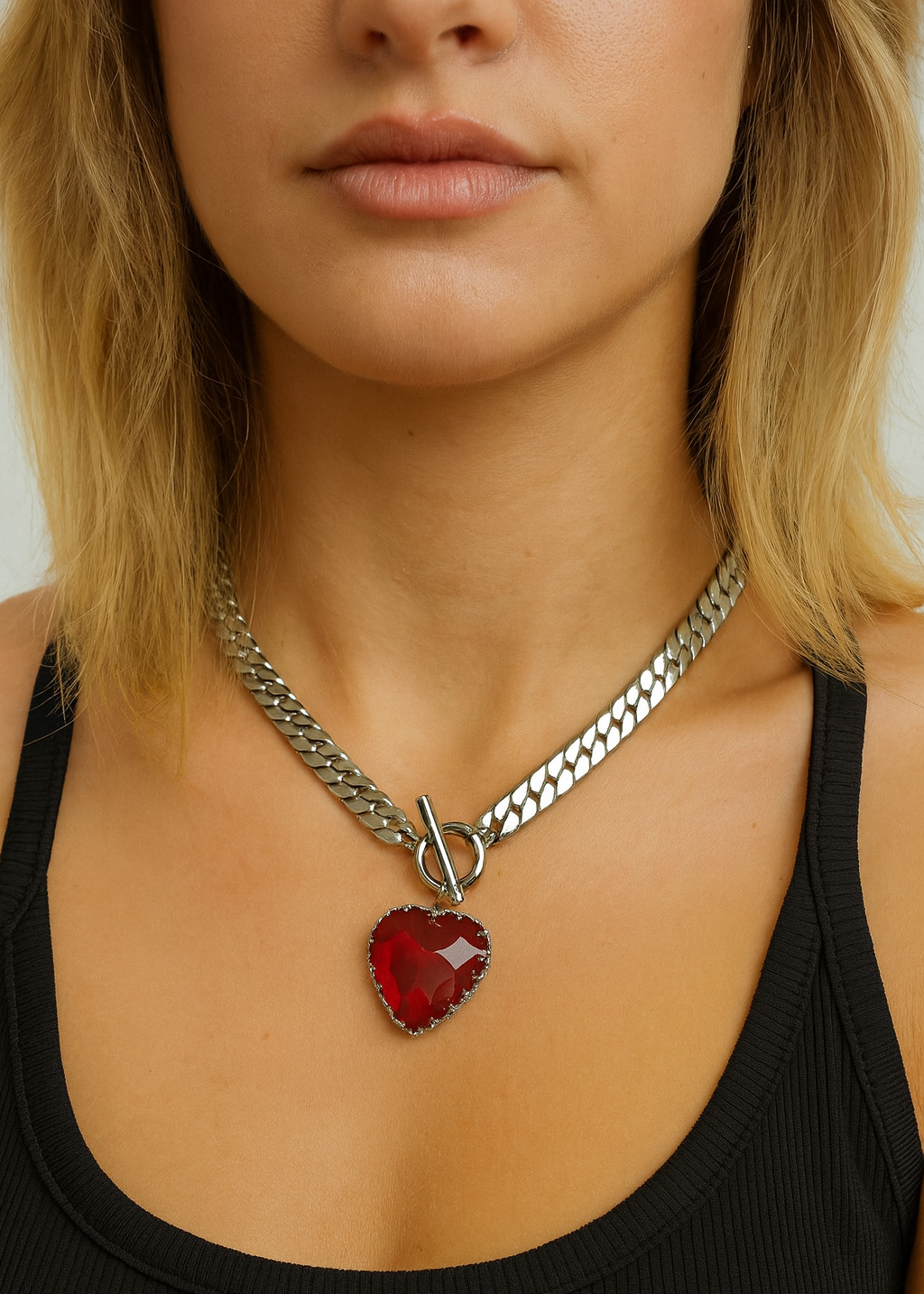 red-heart-silver-necklace